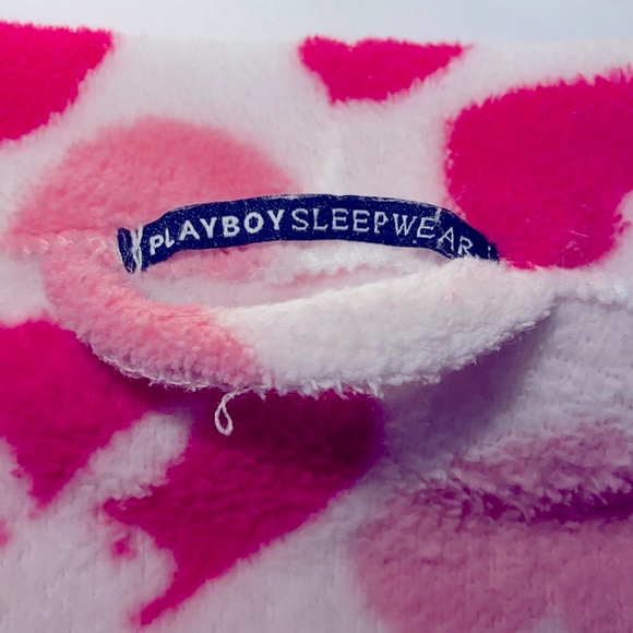 PLAYBOY Pink Heart Print Robe - Picture 2 of 3